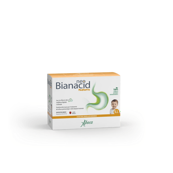Aboca NeoBianacid Pediatric Contro Acidità e Reflusso 36 Bustine