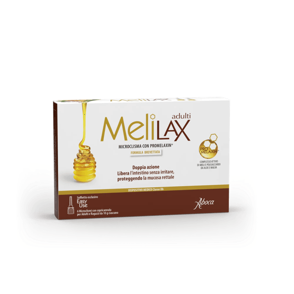 Melilax Adulti Aboca Microclisma Evacuativo 6 Pezzi