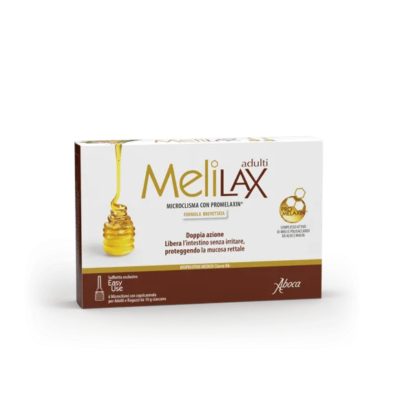 Melilax Adulti Aboca Microclisma Evacuativo 6 Pezzi