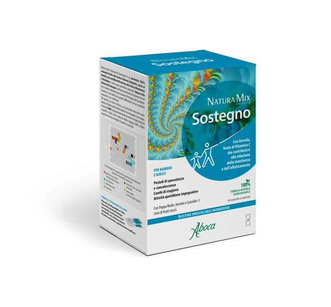 Natura Mix Aboca Advanced Sostegno Integratore Ricostituente 20 Bustine Orosolubili — confronto prezzi