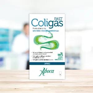 Coligas Fast Aboca Integratore Gonfiore Addominale 50 Capsule
