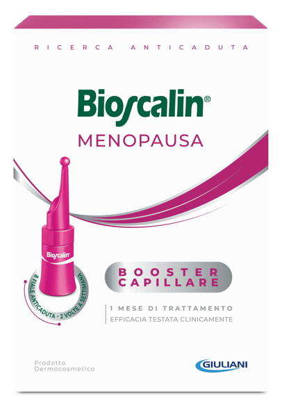 Bioscalin Menopausa 8 Fiale Booster Capillare per il Benessere dei Capelli