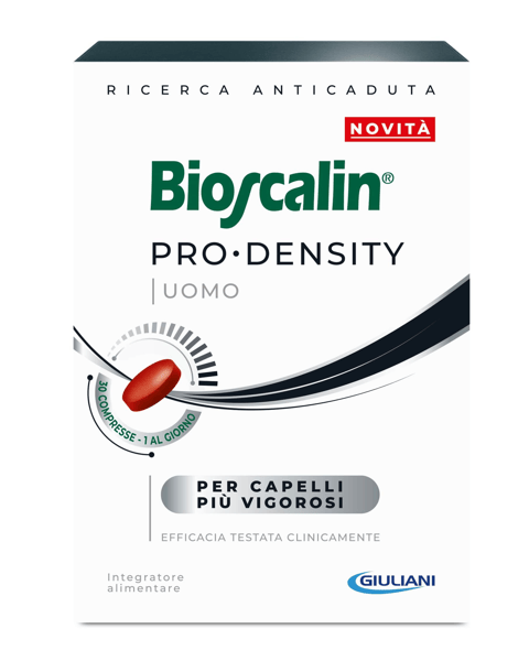 Bioscalin Pro Density Uomo 30 Compresse Integratore Anti-Caduta per Capelli più Vigorosi