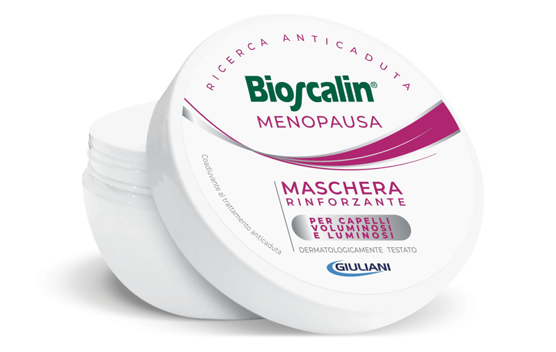 Bioscalin Menopausa Maschera Rinforzante per Capelli più Voluminosi e Luminosi 200 ml