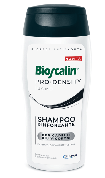 Bioscalin Pro Density Uomo 200 ml Shampoo Rinforzante per Capelli più Vigorosi