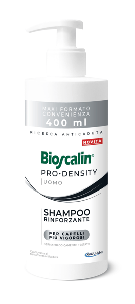 Bioscalin Pro Density Uomo 400 ml Shampoo Rinforzante Capelli Maxi Formato Convenienza