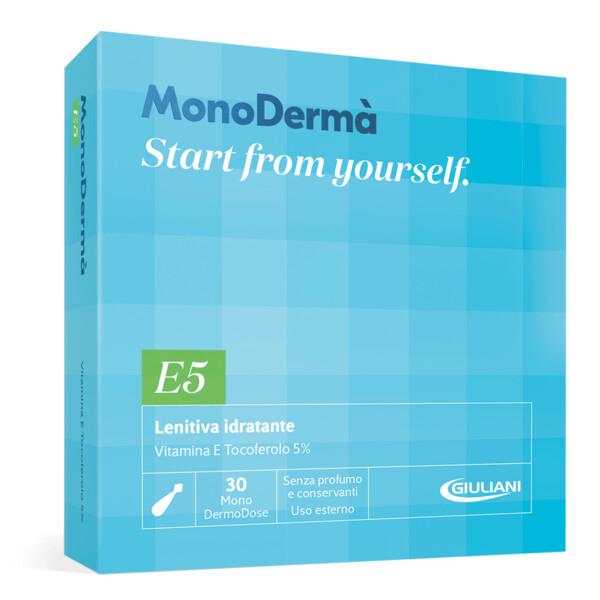 MonoDermà E5 Lenitivo e Idratante Trattamento Viso 28 Capsule Vegetali