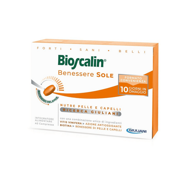 Bioscalin Benessere Sole Integratore Capelli e Pelle 30+10 Compresse