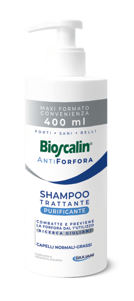 Bioscalin AntiForfora - Shampoo Purificante per Capelli Normali Grassi, 400ml