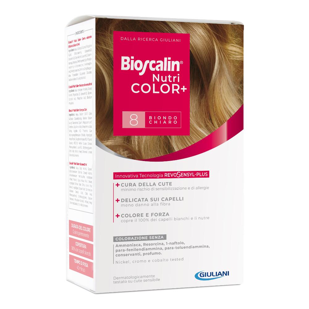 Bioscalin Nutri Color Plus 8 Biondo Chiaro Trattamento Colorante