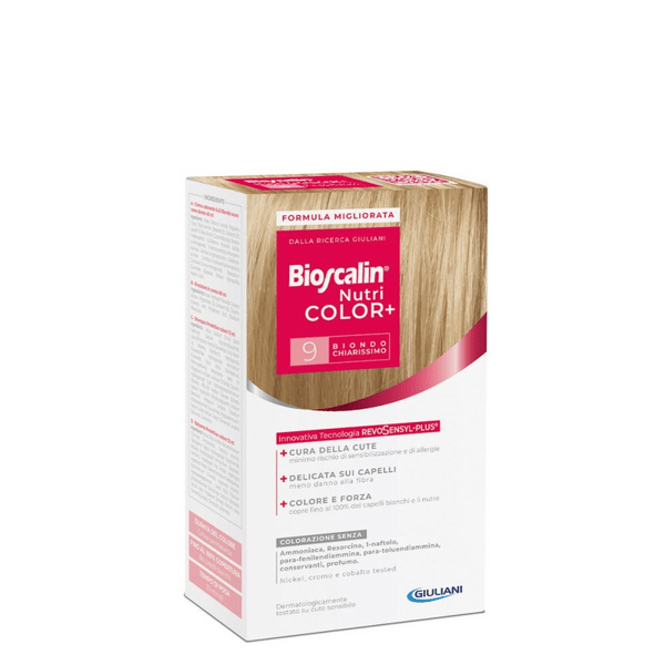 Bioscalin Nutri Color Plus 9 Biondo Chiarissimo Trattamento Colorante