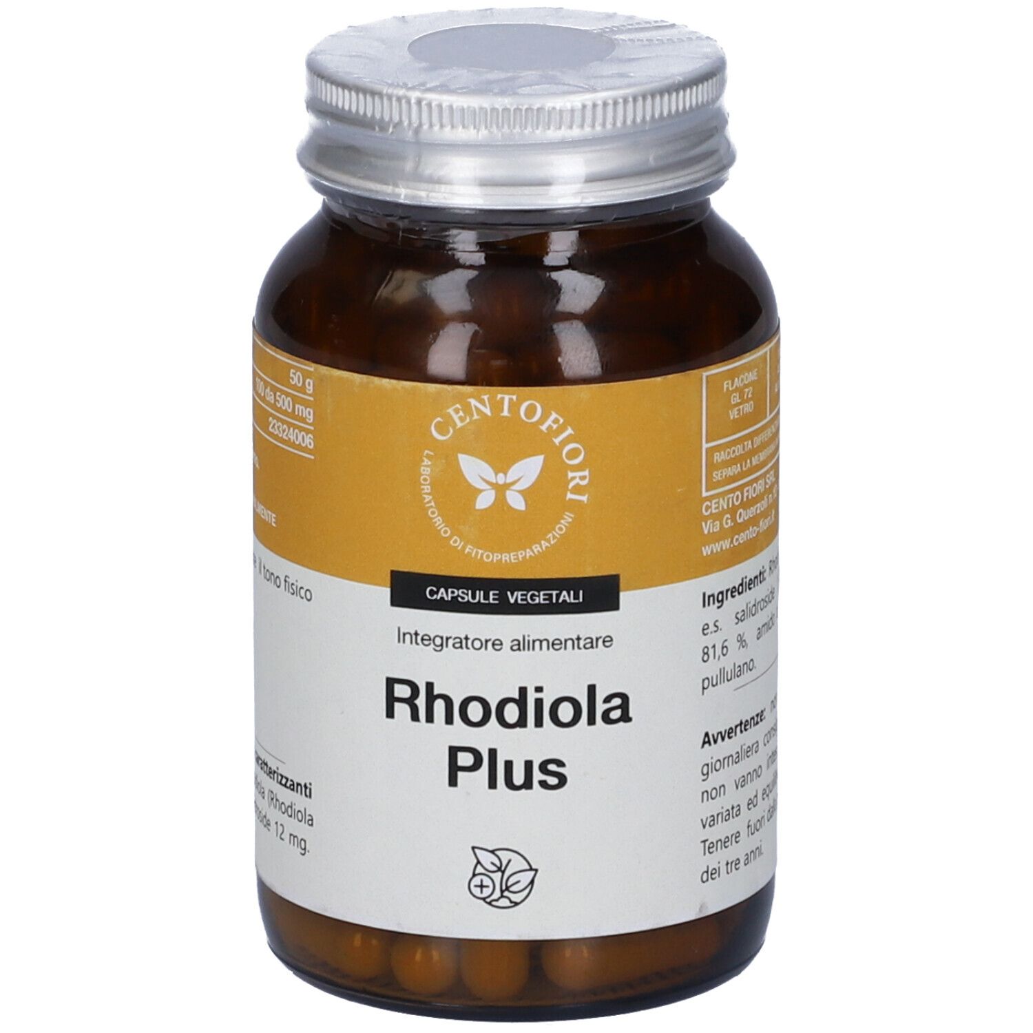 Rhodiola Plus 100 Capsule Vegetali 49 g