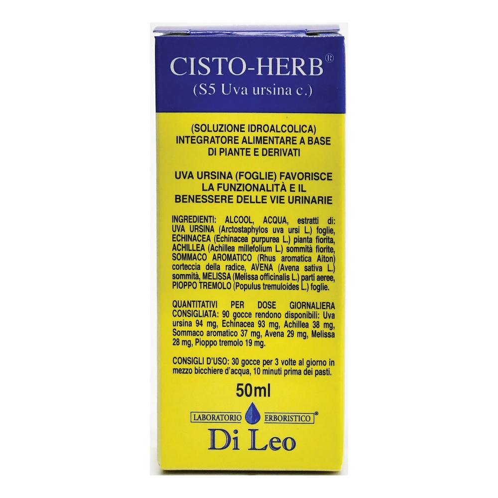 Laboratorio Erboristico Di Leo Cisto-Herb S5 Uva Ursina, 50ml