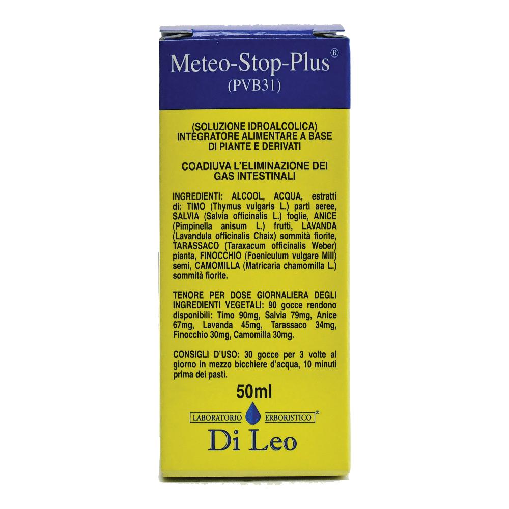 Meteo Stop Plus Integratore Per L’eliminazione Dei Gas Intestinali 50ml