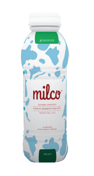 Milco Bevanda Aproteica Per Trattamento Dietetico Malattie Renali 500 ml