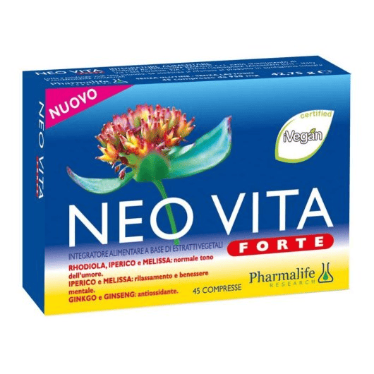 Pharmalife Neovita Forte Integratore per il Benessere Mentale 45 Compresse