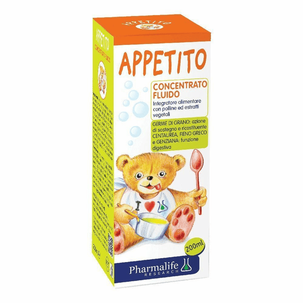 Appetito Concentrato Fluoido per Stimolare l'appetito e favorire la digestione 200ml