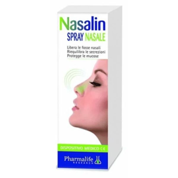 Nasalin Spray Nasale Per Raffreddore e Allergie 20 ml