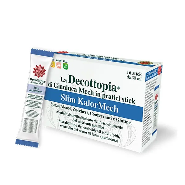 Decottopia Slim Kalorm Integratore 16 Bustine da 30ml - Integratore di Piante Officinali — confronto prezzi