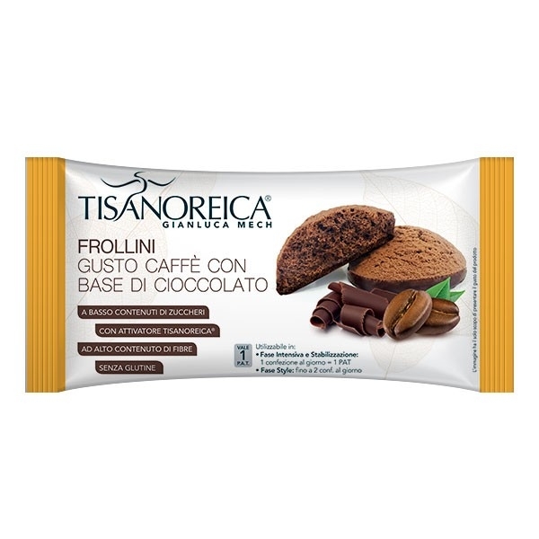 Tisanoreica frollini caffe' con base di cioccolato 50 g