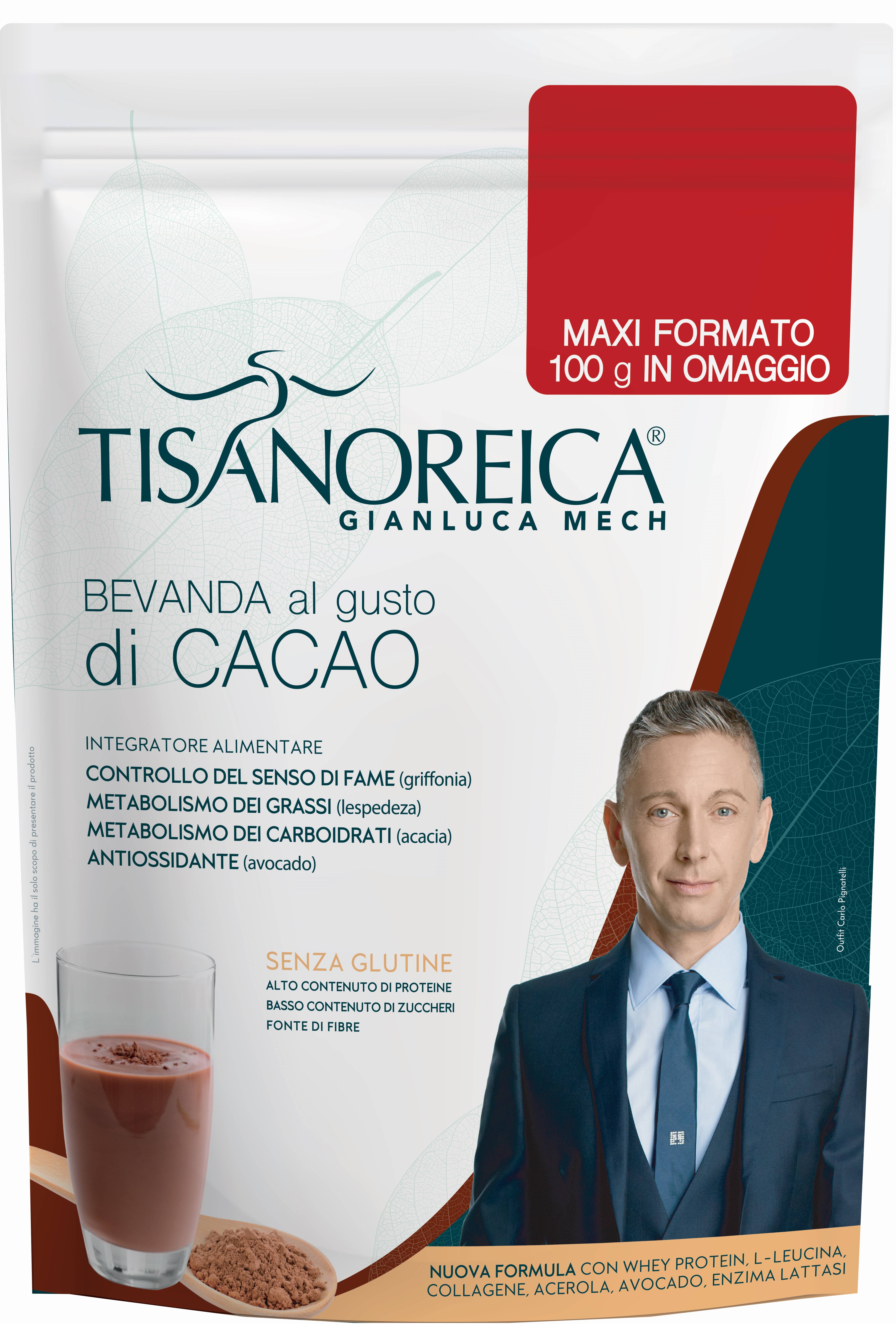 GIANLUCA MECH TISANOREICA BEVANDA AL CACAO 500 GRAMMI