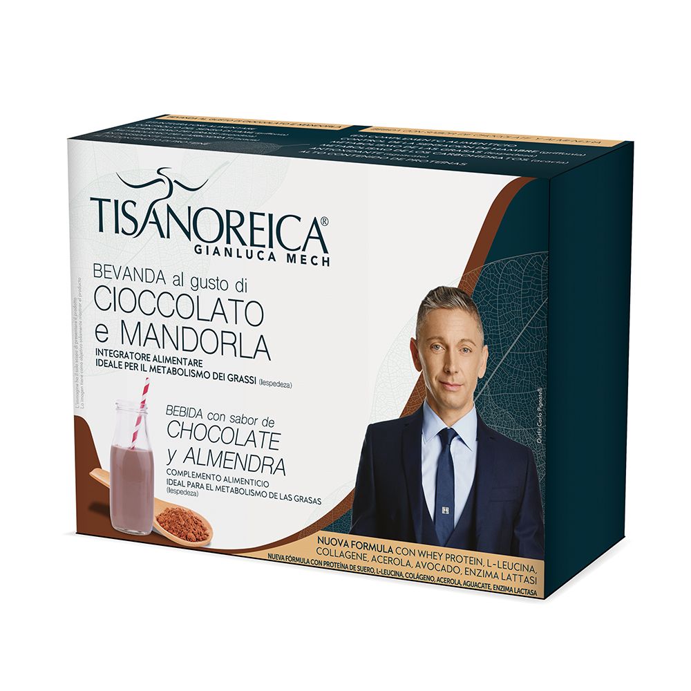 TISANOREICA BEVANDA GUSTO CIOCCOLATO MANDORLA 30G X 4