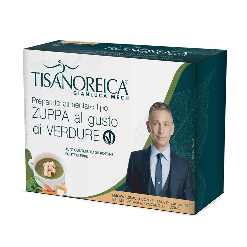 Tisanoreica zuppa verdure vegan 4 pezzi da 31 g