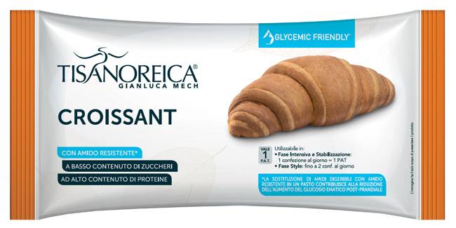 Tisanoreica Croissant Glycemic Friendly Cornetto a Basso Contenuto di Zuccheri 50 g