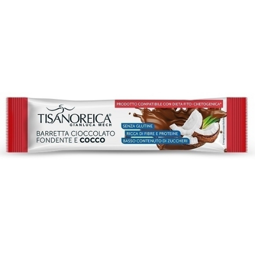 Tisanoreica gianluca mech barretta cioccolato fondente e cocco 35 g — confronto prezzi