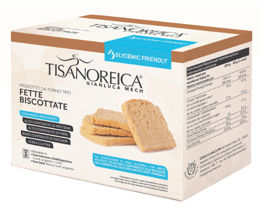 Tisanoreica Fette Biscottate Dietetiche a Basso Carico Glicemico 120 g — confronto prezzi