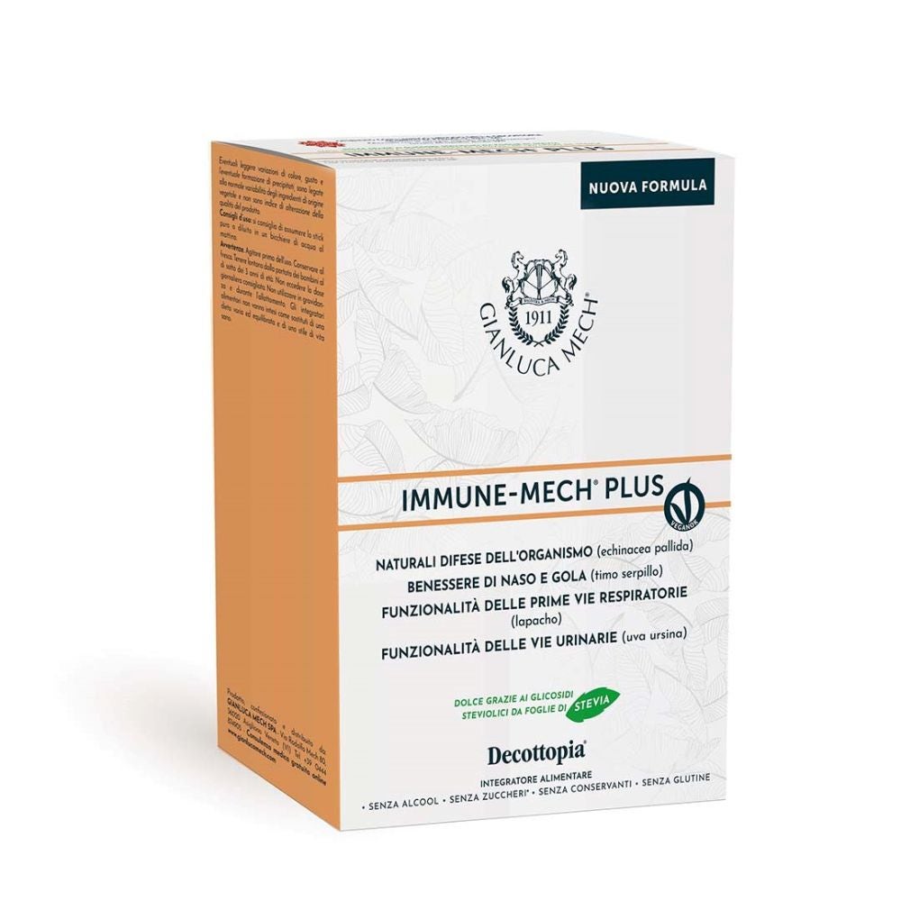 Gianluca Mech Immune-Mech Plus Integratore Sistema Immunitario, 16 stick — confronto prezzi