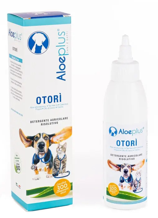 Aloe Plus Otorì Detergente Auricolare risolutivo Cani e Gatti, 125ml