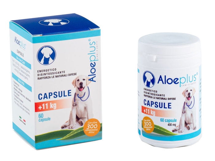 Aloeplus Integratore Complementare Per Cani Da 11 Kg 60 Capsule