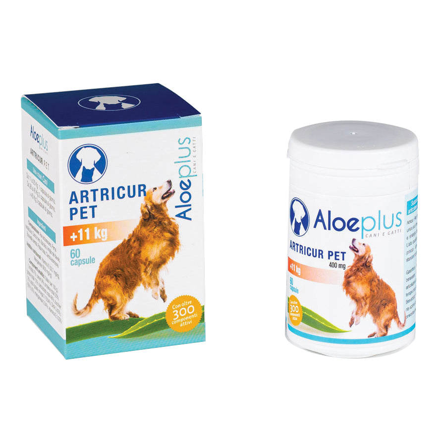 Aloeplus artricur pet cani +11 kg 27 g 60 capsule