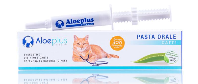 Aloeplus Pasta Orale Classica Gatti Tubosiringa 15 ml