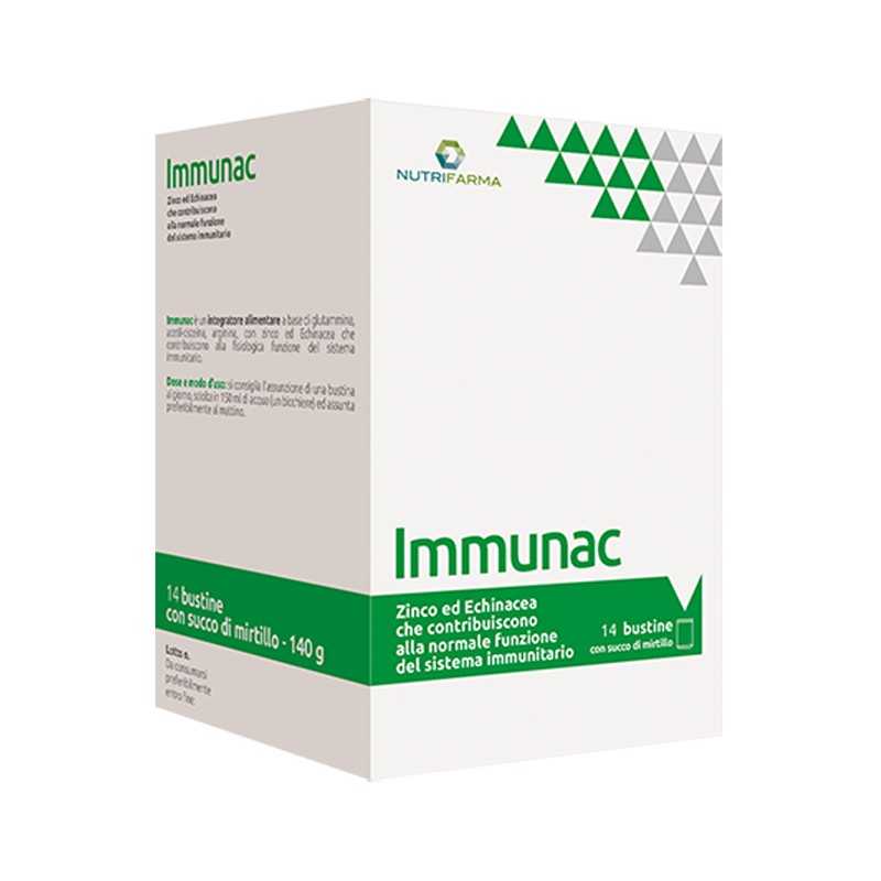 Immunac 14 bustine 10 g con succo di mirtillo