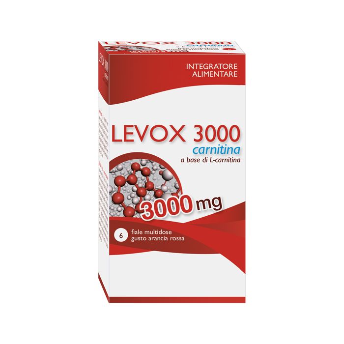 Levox 3000 carnitina 6 flaconcini da 25 ml — confronto prezzi