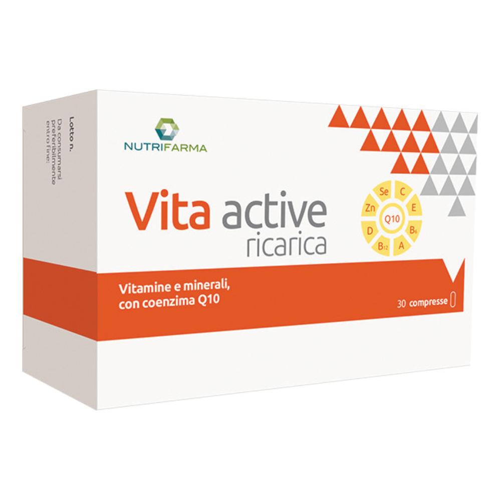 Nutrifarma Vita Active Ricarica Integratore Alimentare, 30 Compresse