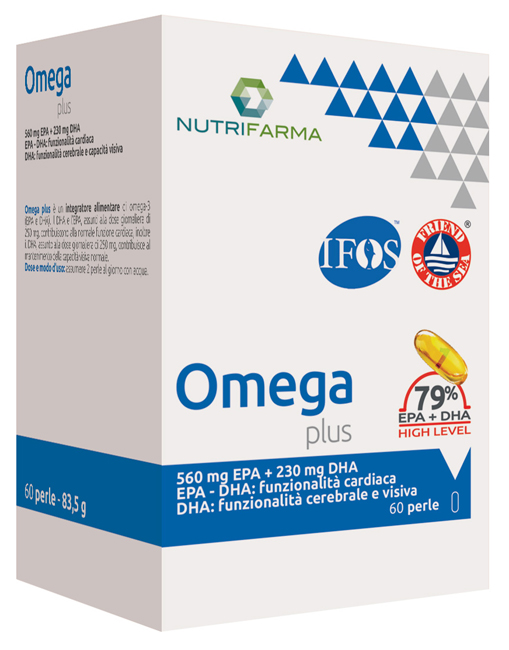 Nutrifarma Omega Plus 79% Integratore Benessere Cardiovascolare, 60 perle — confronto prezzi