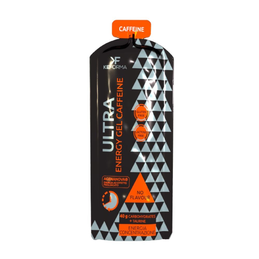 KeForma Ultra Energy Gel Caffeine Integratore Energetico con Caffeina e Taurina, 68g