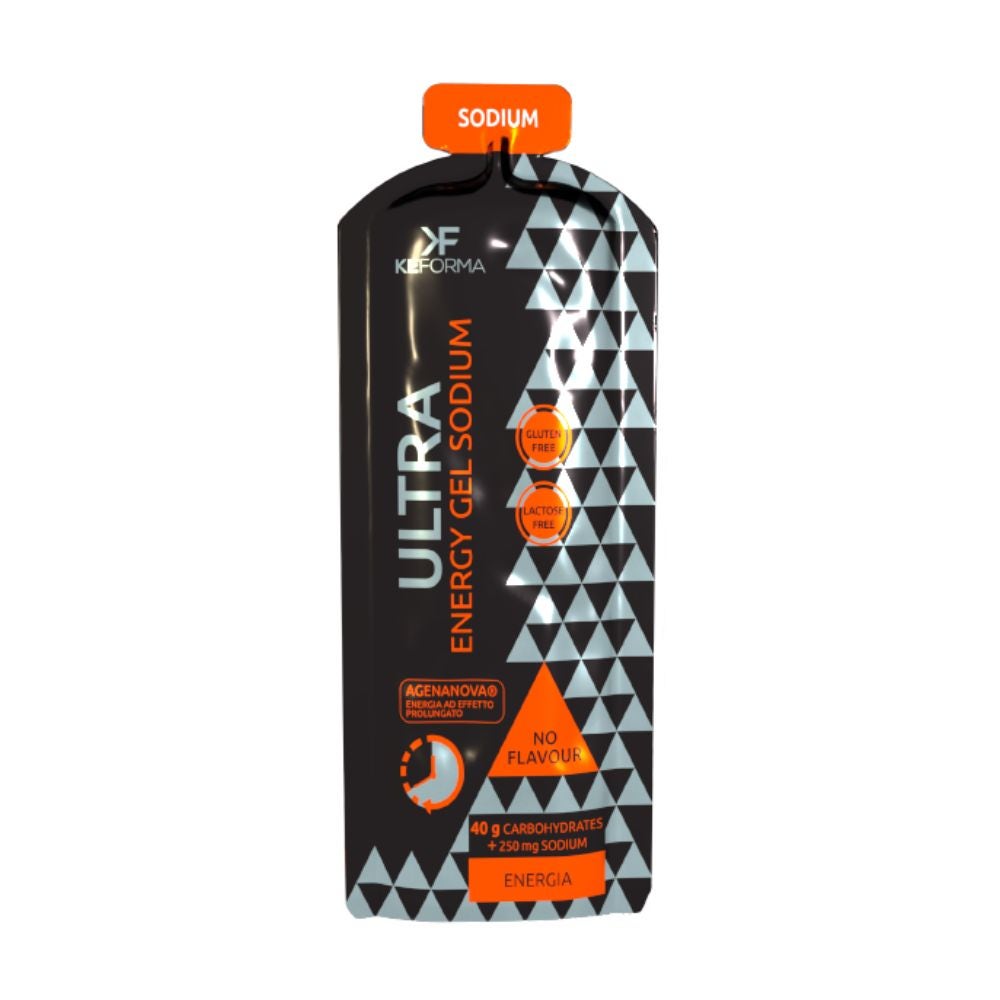 KeForma Ultra Energy Gel Sodium Integratore Energetico con Sodio, 68g