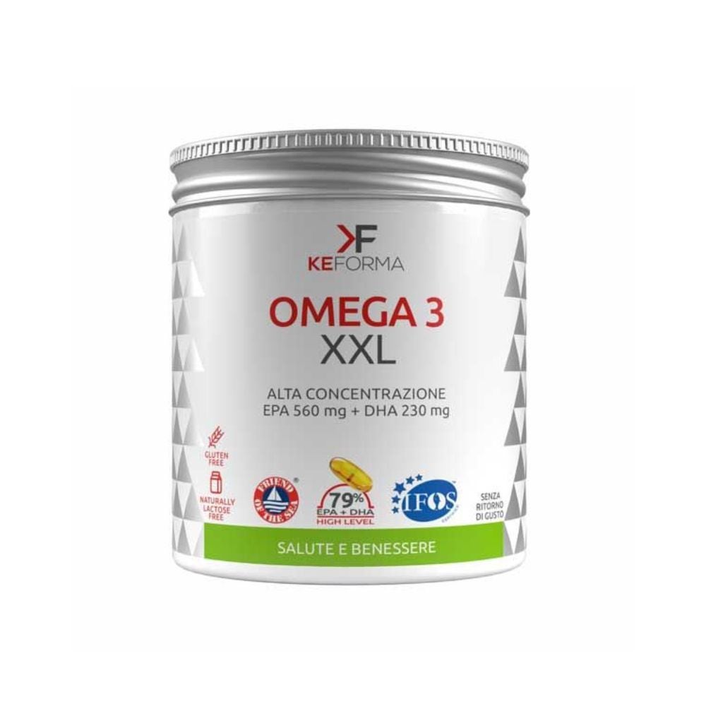 KeForma Omega 3 XXL Integratore Alimentare Salute e Benessere, 240 perle