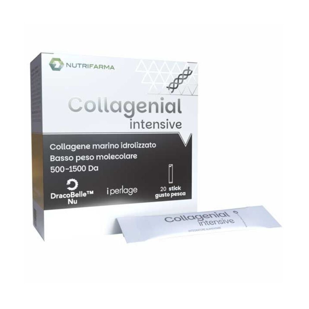 Nutrifarma Collagenial Intensive Integratore Alimentare per la Pelle, 20 stick