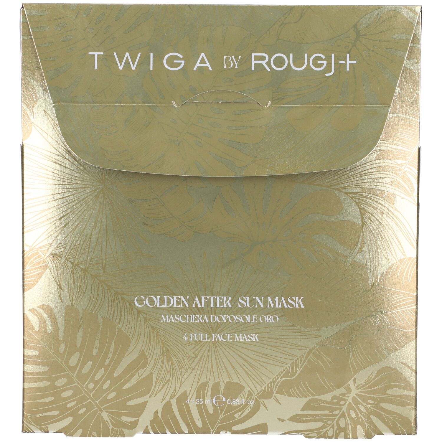 ROUGJ+ Maschere Oro Doposole Twiga By Rougj 4x25 ml Maschera viso — confronto prezzi