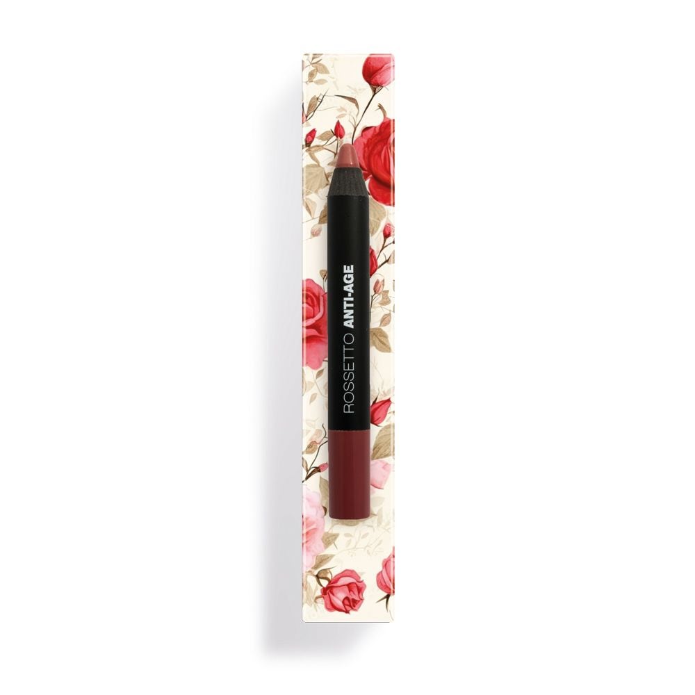 Rougj Flower Power - Rossetto Anti Age Rosso, 1 rossetto matita