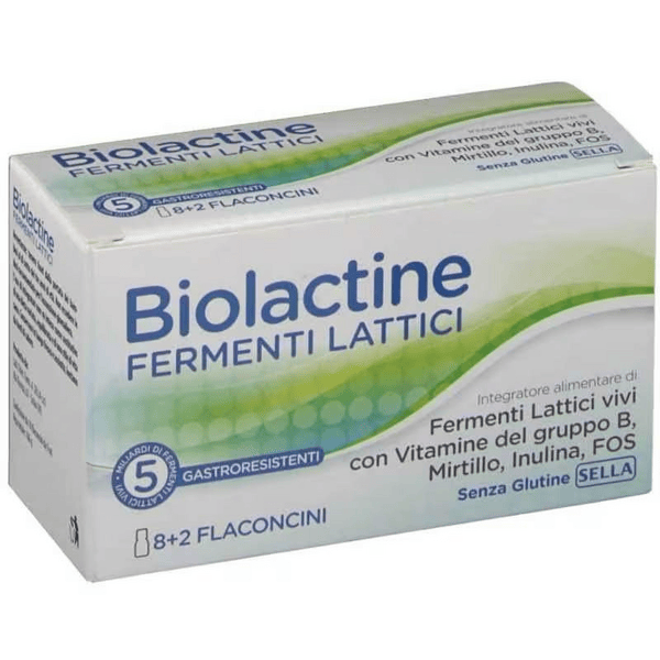 Biolactine 5 Miliardi Integratore Di Fermenti Lattici 10 Flaconcini — confronto prezzi