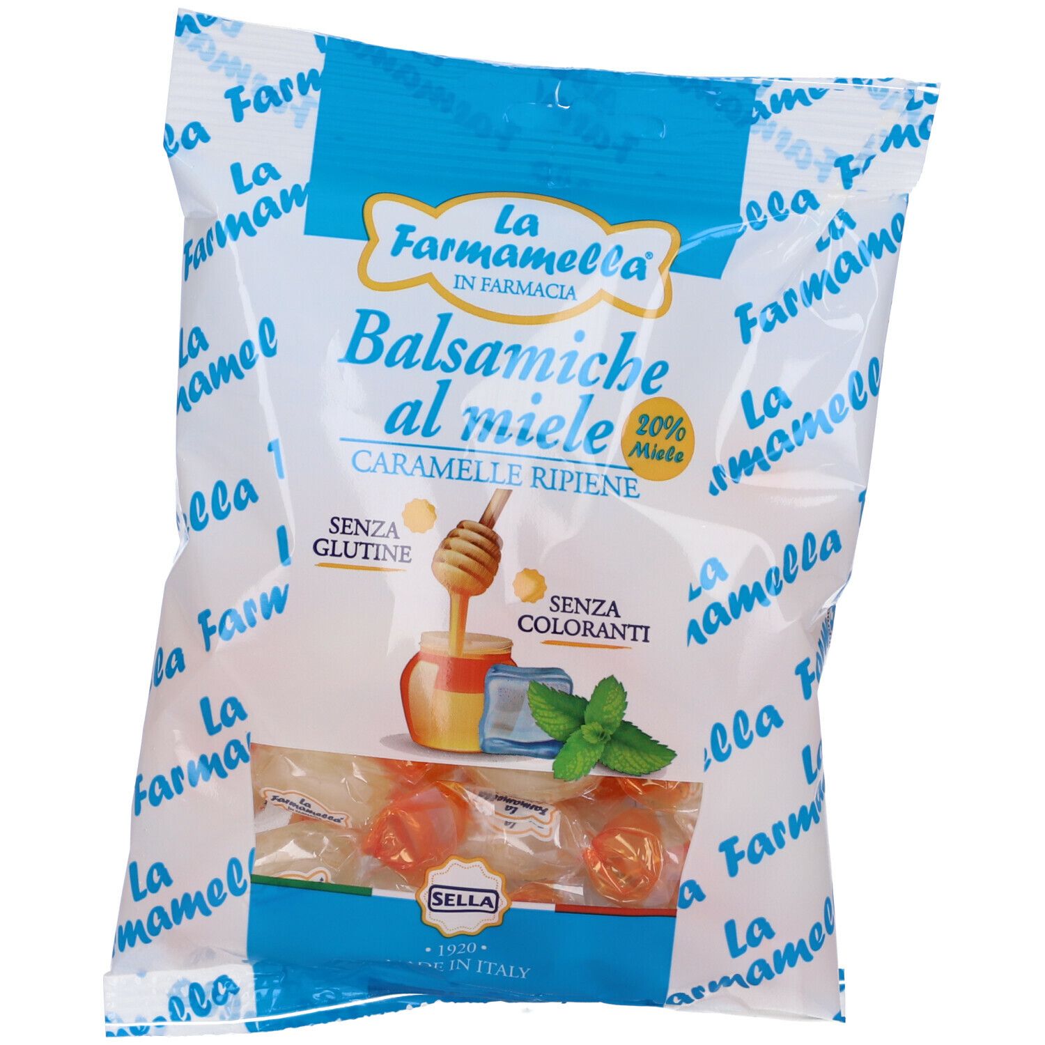 SELLA Caramelle bamlsamiche al miele. 100 g
