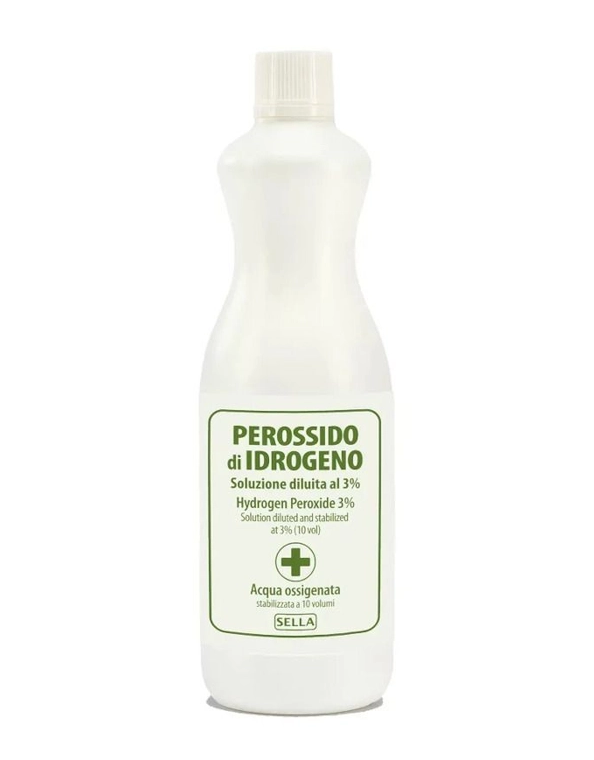 Sella Perossido Idrogeno 3% Acqua Ossigenata 10 Volumi, 1000ml