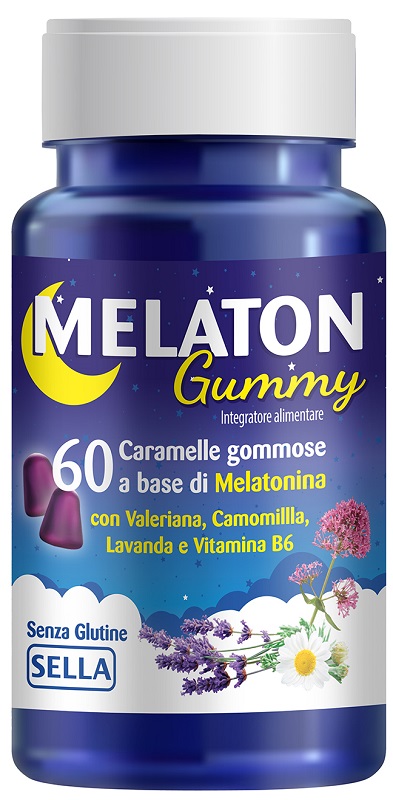 Melaton Gummy Carmelle Gommose con Melatonina 132 g Caramelle