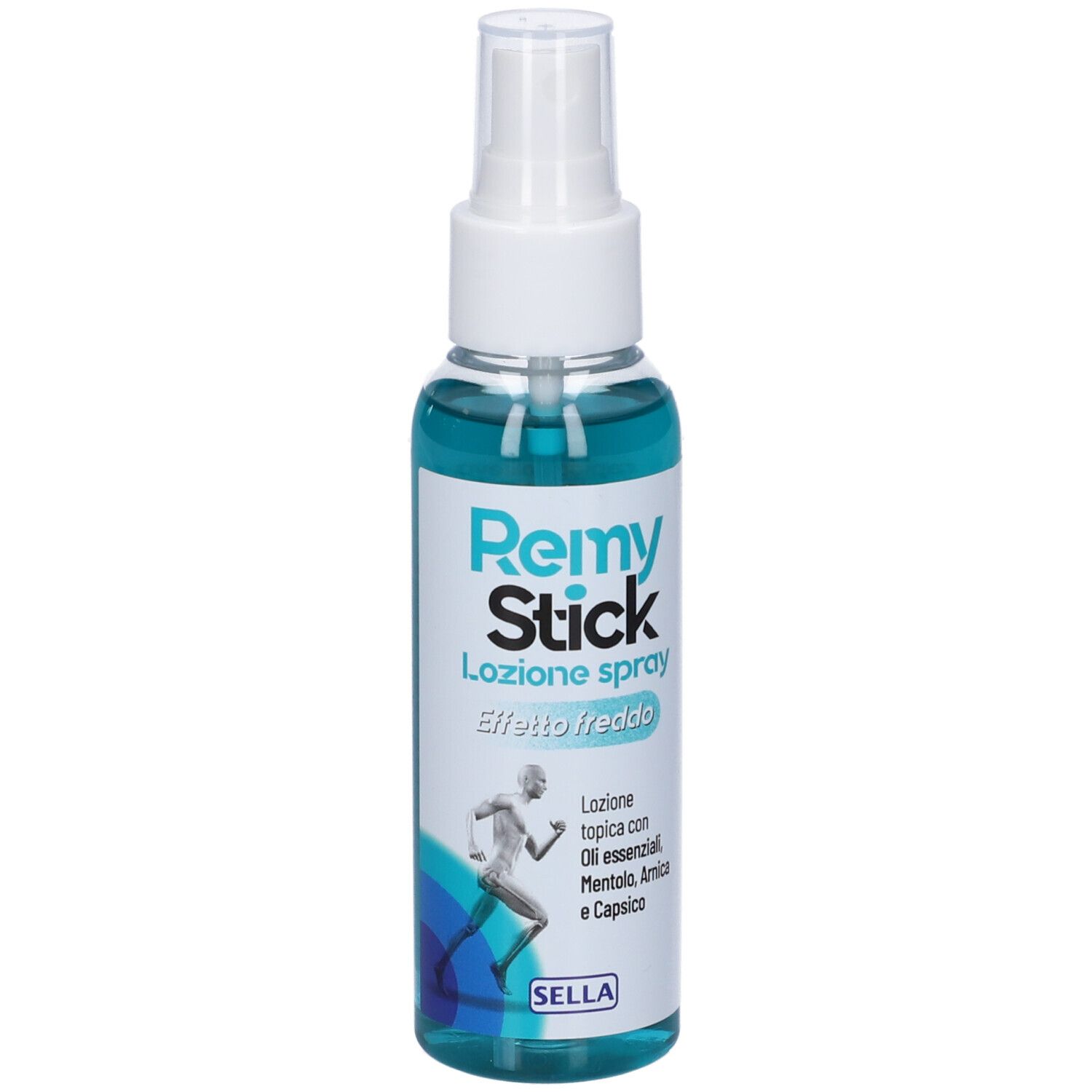 Sella RemyStick - Lozione Spray Effetto Freddo Muscoli e Articolazioni, 100ml